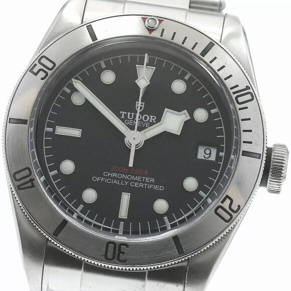 TUDOR Black bay steel 79730 Date black Dial Automatic Men\'s Watch_868957 main image 5